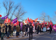 Trabajadoras de la limpieza trasladan a las Cortes su protesta para reivindicar mejoras salariales