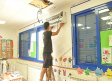 Climatización en las aulas: el colegio de Poblete instala aire en las clases