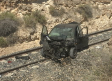 Despejada la vía del tren afectada por la caída de un coche en Ocaña