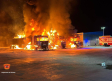 Incendio en una explotación agraria en Carriches (Toledo)