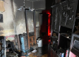 Un incendio provocado en el salón de una vivienda en Consuegra deja tres afectados