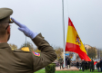 Así ha sido el izado de la bandera España de 40 metros de superficie en Toledo