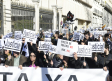 Abogados y procuradores de Castilla-La Mancha participan en la manifestación para reclamar pensiones dignas