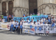 Una cadena humana reclama en Cuenca proteger el agua de la contaminación por nitratos de las macrogranjas