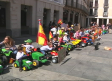 Una tractorada infantil recorre las calles de Guadalajara para defender la agricultura y el campo