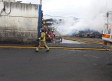 Extinguido el incendio de residuos en una chatarrería en Pepino