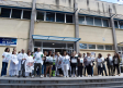 Concentración contra las agresiones a personal sanitario en Villacañas