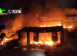 Un hombre resulta herido en Puertollano en un incendio en un edificio abandonado