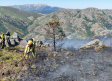 Mejora la evolución del incendio en Cantalojas