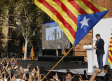 Puigdemont interviene sin ser detenido en el acto previsto junto al Parlamento catalán