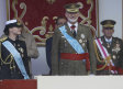 La lluvia desluce el desfile de la Fiesta Nacional