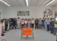 El CEIP Santa María la Blanca de Barcience canta con Rozalén