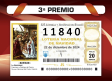 11840, tercer premio de la lotería de Navidad, deja más de un millón de euros en la región