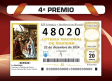 "Doña Lola" vende una serie del 48020, segundo cuarto premio de la lotería de navidad 2024