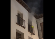 Trasladado al hospital un hombre por inhalación de humo en un incendio en un bar del casco de Toledo