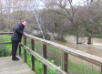 La crecida del río Henares a su paso por Guadalajara obliga a cerrar los accesos al Parque Fluvial