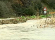 Una pedanía de Sigüenza, aislada durante varias horas tras la crecida del río Henares