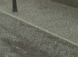 Una granizada cubre de blanco en unos minutos Albacete capital y parte de la provincia