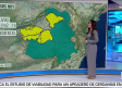 Avisos amarillos por lluvias y tormentas intensas
