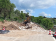 Avanzan las obras de la carretera de Brihuega que lleva a los campos de lavanda