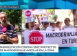 Manifestación en Maranchón contra la instalación de 5 macrogranjas en el valle del río Mesa