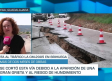 Abierta al tráfico la CM-2005 en Brihuega (Guadalajara) tras la aparición de una gran grieta