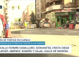 Cortes de tráfico por asfaltado de calles provocan atascos en el centro de Cuenca capital