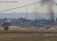 Reapertura parcial de la A-5 tras ser controlado el incendio de la carga de un camión