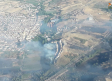 Incendio en La Torre de Esteban Hambrán: cien evacuados pero baja a nivel 1 por evolución favorable