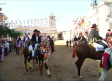 Todo a punto para disfrutar de los caballos enjaezados del Carpio de Tajo