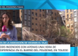Dos incendios en el polígono de Toledo en la madrugada del viernes al sábado