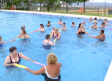 Aquagym con vistas a los Montes de Toledo
