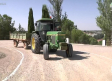 Concurso de habilidad con tractores en Villanueva de la Jara