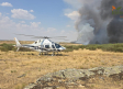 Medios aéreos, maquinaria pesada y efectivos de Castilla-La Mancha combaten el fuego en España