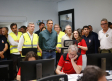 Pedro Sánchez comienza sus visitas en el Centro Operativo de Orense