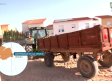 Concurso de habilidad con tractor y lanzamiento de azadón en Quintanar de la Orden