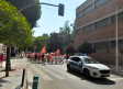 Marcha de los trabajadores de Eserman en Puertollano para reclamar la subrogación de la plantilla
