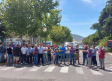 Los trabajadores de Eserman cortan el acceso a las instalaciones de Repsol Química