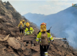 Se ralentiza el avance del incendio en Peñalba de la Sierra (Guadalajara)
