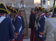 Tradicional relevo de guardia en el Alcázar de Toledo