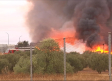 Incendio en la planta de tratamiento de residuos de Alcázar de San Juan (Ciudad Real)