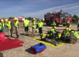Simulacro de accidente aéreo en Albacete