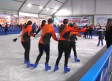 Inaugurada la pista de patinaje sobre hielo del Parque San Julián, primera atracción de la programación navideña de Cuenca