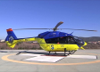 Simulacro de un traslado en helicóptero del SESCAM al Hospital Universitario de Cuenca