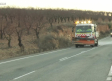 Los trabajos de conservación de carreteras frente a las heladas en la Sierra del Segura