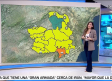 Avisos de nivel amarillo en gran parte de la región por lluvia, viento y nieve