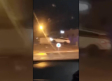 Un conductor toma recta una rotonda en Alcázar de San Juan y acaba subido en un montículo