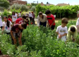 En el colegio de Garciotum los niños aprenden en el huerto