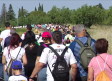 Miles de personas participan en la romería de la Virgen de Alarcos