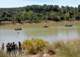 Reanudan la búsqueda de un joven bañista que no pudo salir del agua en el pantano de Almansa
